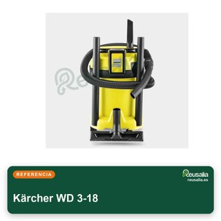 Kärcher WD 3-18 aspirador seco húmedo soplado