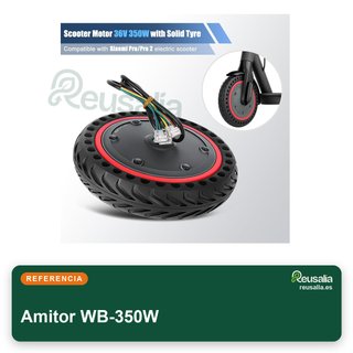 Ruedas macizas motor para Xiaomi scooter