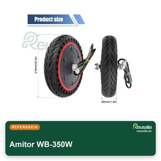 Ruedas macizas motor para Xiaomi scooter