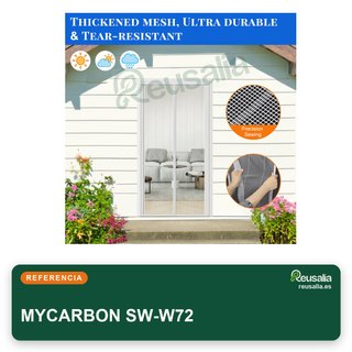 MYCARBON Mosquitera puerta magnética 90x210 cm