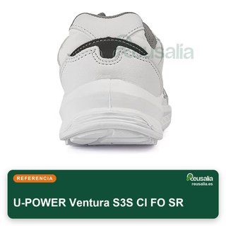 U-POWER Ventura S3S CI FO SR zapatos seguridad talla 44