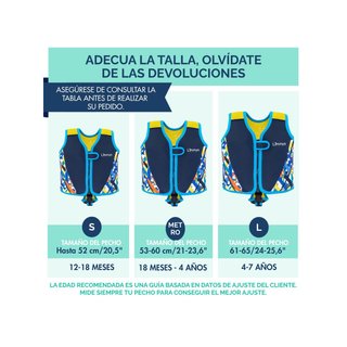 Limmys chaleco natación neopreno niños