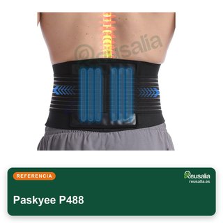 Paskyee Faja Lumbar Ajustable Soporte Espalda