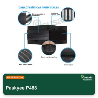 Paskyee Faja Lumbar Ajustable Soporte Espalda