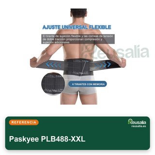 Paskyee Faja Lumbar Soporte Ajustable