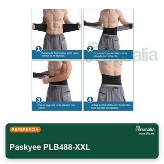 Paskyee Faja Lumbar Soporte Ajustable