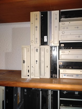 Lote Grabadores y Lectores DVD PC