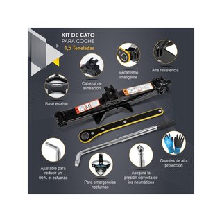 AMVIA gato tijera coche 1.5 toneladas