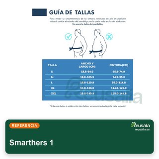 Smarthers faja lumbar alivio dolor espalda