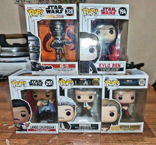 Lote Funko Pop Star Wars y Marvel
