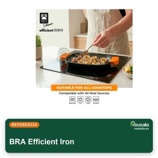 BRA Efficient Iron parrilla hierro fundido 33cm