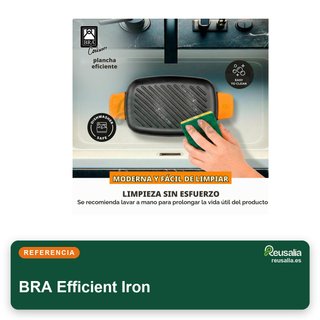 BRA Efficient Iron parrilla hierro fundido 33cm