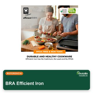 BRA Efficient Iron parrilla hierro fundido 33cm