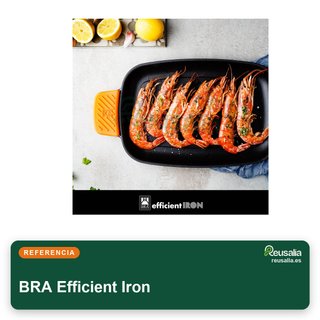 BRA Efficient Iron parrilla hierro fundido 33cm
