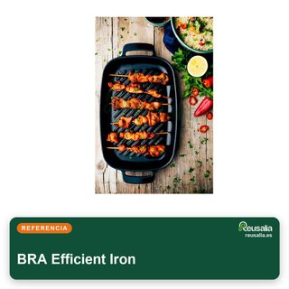 BRA Efficient Iron parrilla hierro fundido 33cm