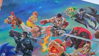 Super Smash Bros Ultimate Poater PVC 106x60cm