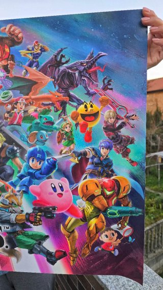 Super Smash Bros Ultimate Poater PVC 106x60cm