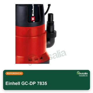 Einhell GC-DP 7835 bomba 780W acero detector