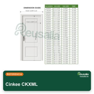 Mosquitera puerta magnética 80x210 cm blanca