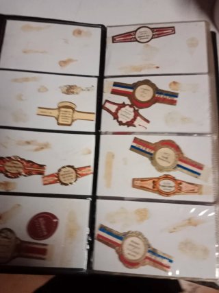 Lote di etichette di sigari antichi