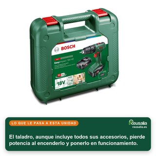 - Bosch EasyImpact taladro percutor 18V