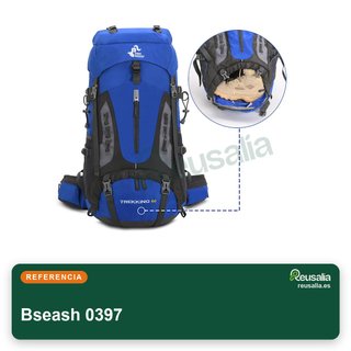 Bseash mochila senderismo impermeable 60L