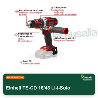 Einhell TE-CD 18/48 Li-i-Solo Taladradora