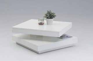 Mesa de centro modular blanca precintada