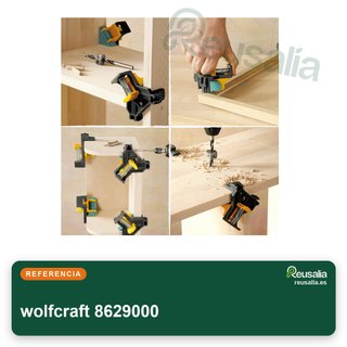wolfcraft 8629000 juego uniones angulares