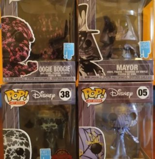 Lote 4 Funkos Disney Art Series