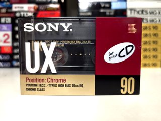 3x Cassetes Sony UX60 - 90 - 100 Chrome Position