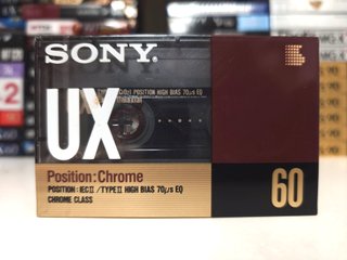 3x Cassetes Sony UX60 - 90 - 100 Chrome Position