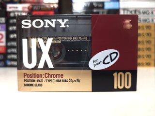 3x Cassetes Sony UX60 - 90 - 100 Chrome Position