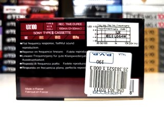 3x Cassetes Sony UX60 - 90 - 100 Chrome Position