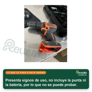 - BLACK+DECKER BDCHD18K-QW taladro percutor