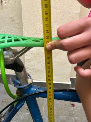Bicicleta Fixie Azul y Verde