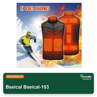 Chaleco calefactable eléctrico invierno XL USB