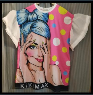 Nuevo.Vestido Plus Comic Chica Pop Art