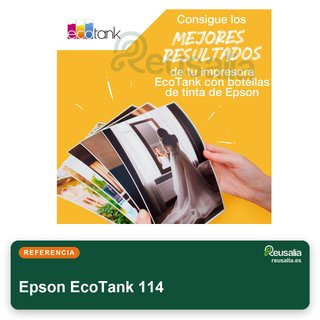 Epson EcoTank 114 bottiglie di inchiostro nero BK