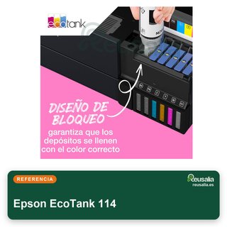 Epson EcoTank 114 bottiglie di inchiostro nero BK