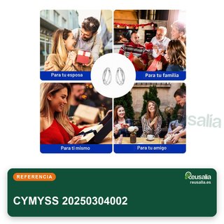 Pendientes aro plata 925 mujer hipoalergénicos