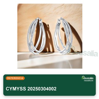 Pendientes aro plata 925 mujer hipoalergénicos