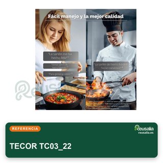 Sartén hierro fundido inducción versátil 32cm