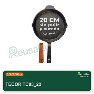 Sartén hierro fundido inducción versátil 32cm