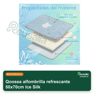 Qoosea sottofondo rinfrescante 50x70cm Ice Silk
