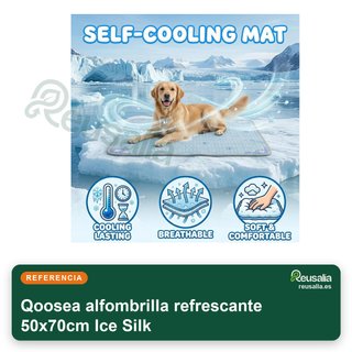 Qoosea sottofondo rinfrescante 50x70cm Ice Silk