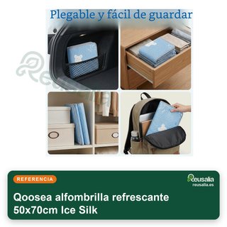 Qoosea sottofondo rinfrescante 50x70cm Ice Silk