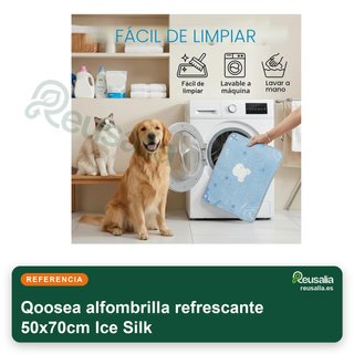 Qoosea sottofondo rinfrescante 50x70cm Ice Silk