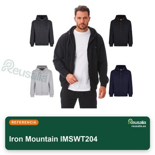Iron Mountain sudadera con capucha cómoda talla 4XL