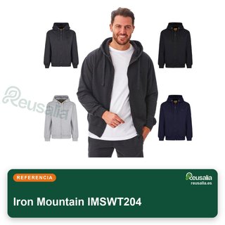 Iron Mountain sudadera con capucha cómoda talla 4XL